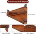 Xinjoduz Walnut Ball Display Stand, Basketball & Football Holder, Wooden Display Stand for Sports Memorabilia, Ball