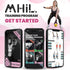 MhIL Workout Gloves for Women Breathable Gym Gloves for Women with Palm Protection and Enhanced Grip Padded Weight