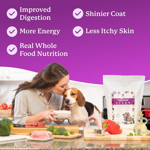 Dr. Harvey's Paradigm Green Superfood Dog Food, Human Grade Dehydrated Grain Free Base Mix for Dogs, 5.5 oz Trial Size
