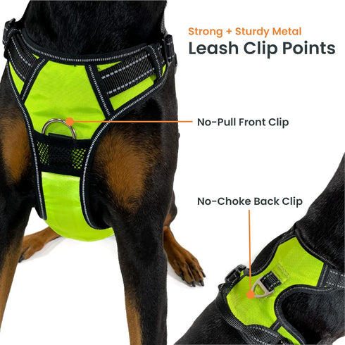 Dog Harness, Large, Black