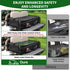 Golf Cart Rear Storage Bag for 4 Passenger EZGO, Club Car, Yamaha, 900D Water-Repellent Cargo Box with Secure Net