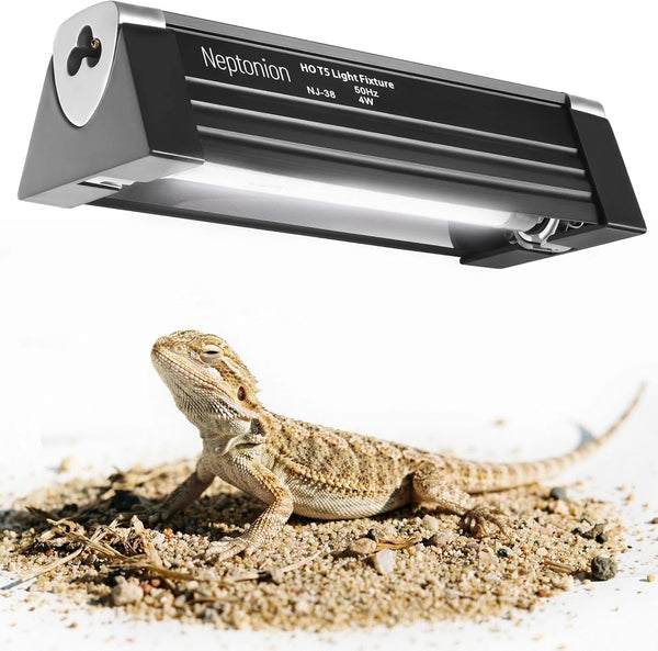 4W Reptile T5 HO UVB 6.5" 10.0 Light Fixture with Tube, Dedicated