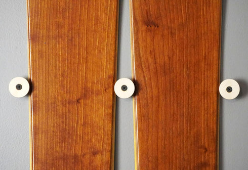 Grassracks Nubbins - Birch Flush Ski Wall Mount & Snowboard Rack