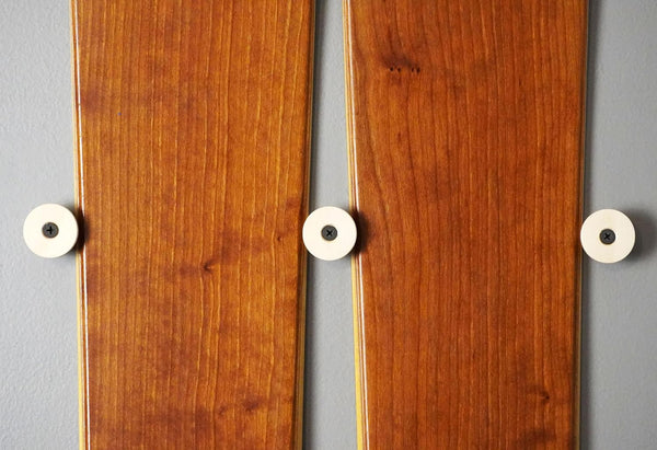 Grassracks Nubbins - Birch Flush Ski Wall Mount & Snowboard Rack