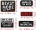 WZT 20 Pieces Funny Tactical Military Morale Patch Set for Caps, Bags, Backpacks, Clothes, and Tactical Gears (Navy)