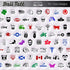 Skull Man Golf Ball Stamp, Self-Inking Golf Ball Marking Tool, Reusable Golf Ball Stamper