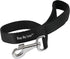 Short Dog Leash - 1" Wide Padded Handle Nylon Traffic Lead, 18" Long, Black Large