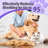 MIU COLOR Long Hair Pet Grooming Brush, Deshedding Tool for Medium and Large Dogs & Cats, Reduces Shedding by 95%