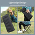 KOKSRY Backpacking 16 Camping Stool, Portable Folding Stool, Aluminum Ultralight Stool Suitable for Outdoor Gardening