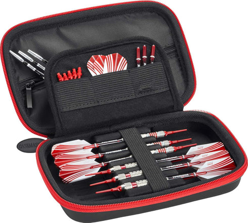 Sentinel EVA Foam Shell Dart Case, Holds 6 Darts and Extra Accessories, Compatible with Steel Tip Darts