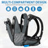 Gelindo Hydration Backpack Insulated Pack with 2.5L BPA Free Bladder for Men Women - 18L for Hiking Festival Cycling