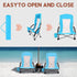 (1-Pack Beach Chairs Beach Chairs for Adults Folding Camping Chair with High Mesh Back w/Carry Bag and Cup Holder