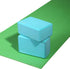 Signature Fitness Set of 2 High Density Yoga Blocks, 9"x6"x4" Each, Pair in Multiple Colors