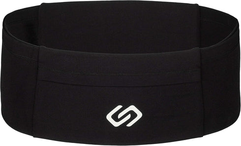 Sporteer VersaMod Running Belt - Workout Waist Pack for Smartphones and Personal Items, Small, Black