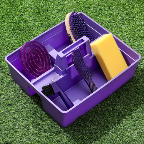 6-Piece Set Abbylike Horse Grooming Kit with Tote Bag, Horse Care with Brush, Comb & Hoof Pick, Portable Grooming