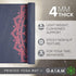 Gaiam Print Yoga Mat - Non Slip Exercise & Fitness Mat for Yoga, Pilates & Floor Exercises