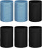 GJ 3 Pairs Cooling Wristband Sweatbands Sports Wrist Wrap Sweat Bands for Women