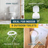 Pack 20 Lunderg Toilet Liners with Lemon Super Absorbent Pads - Value Disposable Toilet Bags - Universal Fit - Convert