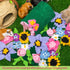 KAYCOWZA Chinchillas Small Animal Foraging Mat for Rabbit Hedgehog Guinea Pig Rat Bunny - Interactive Cute Flower Funny