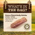 EVER FARM (6", 10 Pack) 100% Pet Odor-Free Extra Thick Jumbo Bully Sticks for Large Dogs All-Natural, Long-Lasting Dog