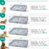 Orthopedic Dog Bed for Large Dogs - Waterproof Egg Crate Foam Pet Bed Mat with Removable Washable Cover, Non-Slip