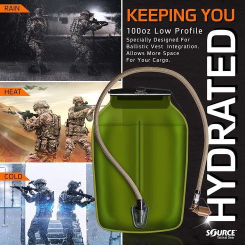 Tactical Gear 3L Widepac Low Profile Hydration Reservoir
