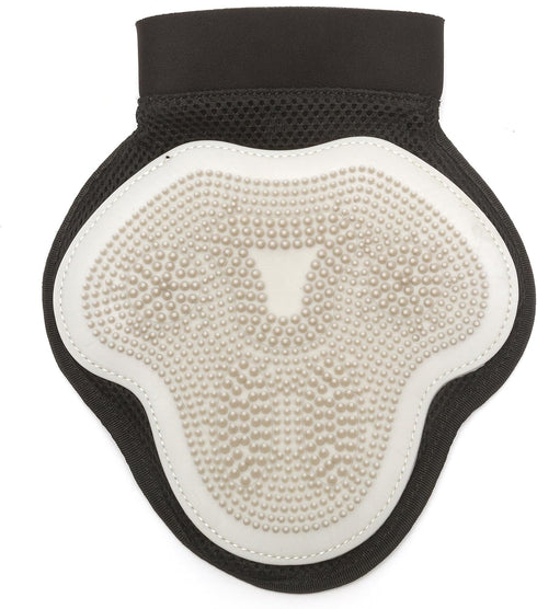 Reversible Silicone Pet Grooming Glove - One Size, Grey for Gentle Massage, Bathing and Hair Removal