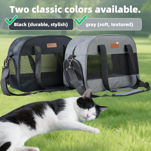 YOUPETSER Cat Carrier for Small Cats Dogs, Soft-Sided Pet Carrier for Cats Puppies Small Pets, Lightweight Comfortable