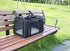 Soft Sided Carrier for Small Medium Cats Dogs, Large Black, Removable Pad Collapsible Travel
