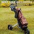 Golf Accessories for Men Women, Gifts with Leather Case, Golf Brush, Balls, Tees, Ball Clamp, Divot Tool