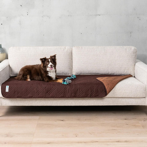 PetAmi Waterproof Couch Cover for Dogs, Reversible Furniture Cover, Washable Waterproof Blanket Dog Cover for Couch
