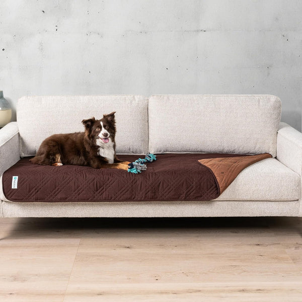 PetAmi Waterproof Couch Cover for Dogs, Reversible Furniture Cover, Washable Waterproof Blanket Dog Cover for Couch