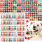 Chunful 150 Pcs Halloween Dog Bow Ties Collars Bulk Adjustable Set for Small Medium Pets (Santa Claus)