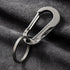 Titanium Carabiner Clip, Multifunctional Keychain with Keyring, Cool Gadget for Daily Use