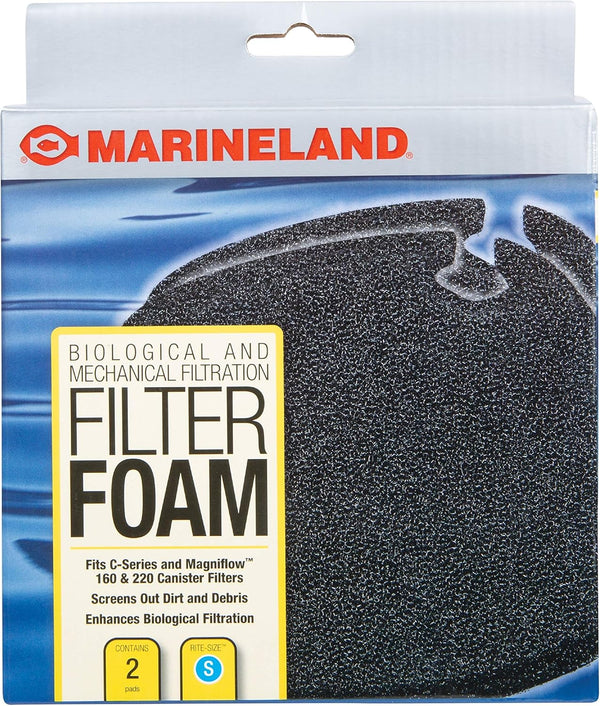 Marineland Filter Foam, 2 Count for Biological and Mechanical Aquarium Filtration