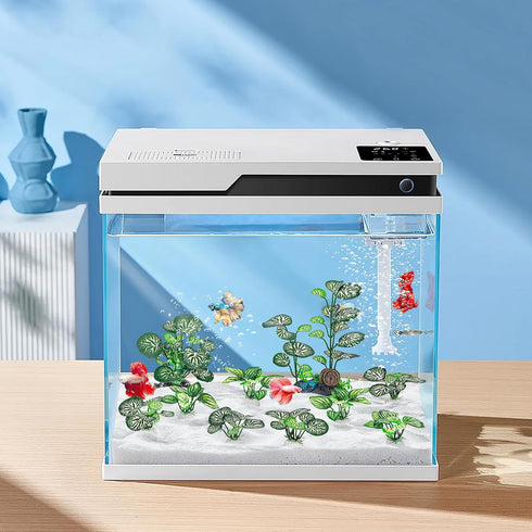 MyLifeUNIT 10 Pack Silk Aquarium Plants for Betta Fish Tank Decor