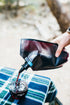 Vapur Collapsible Portable Wine Kit, Maroon, 25 Ounce Wine Carrier with 2 Shatterproof Glasses