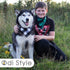 Dog Bandana - Soft Breathable Buffalo Plaid Handkerchiefs for Small Medium Large Dogs, Red