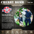 SodaPup USA-K9 Cherry Bomb - Durable Dog Tug Toy, Treat Dispenser & Chew Toy Made in USA from Non-Toxic Rubber