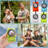 Swakuta 16 Backpacking Pcs Orienteering Compass Acrylic Hiking Compass with Rope for Navigation Map Reading Survival