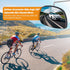 Saillong 360 Degree Adjustable Bike Eyeglass Mirror, Lightweight Bicycle Cycling Rear View Helmet Mirror (2 Pieces)