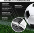 6 Pack 3, 4, 5 GoSports Classic Black and White Soccer Balls - Single or - Sizes with Ball Pump