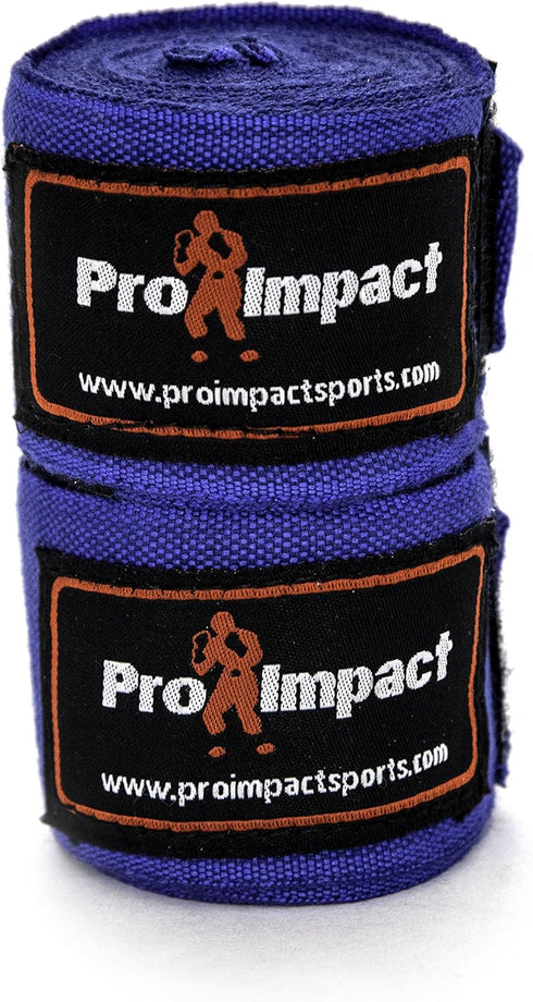 Pro Impact 180 Inch Mexican Style Boxing Hand Wraps, Stretchable Wrist & Knuckle Support for MMA & Training