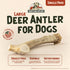 Heartland Deer Antlers for Dogs - Daily Dental Care Chews for Aggressive Chewers, Large, 1-Pack