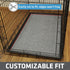 Drymate Dog Crate Mat Liner, Waterproof, Non-Slip, Washable Puppy Pee Pad for Kennel Training - 29"x50" (LGrey)