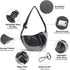 FDJASGY Pet Sling Carrier for Small Dogs Cats, Breathable Mesh Hand-Free Puppy Backpack with Adjustable Strap