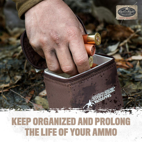 Rig'Em Right Neoprene Water-Resistant Hunting Case for Shotgun Shells (3.5-Inch)