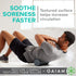 12L 4" Gaiam Restore Compact Textured Foam Roller for Muscle Repair and Exercise X Diameter Massager Roller Ideal