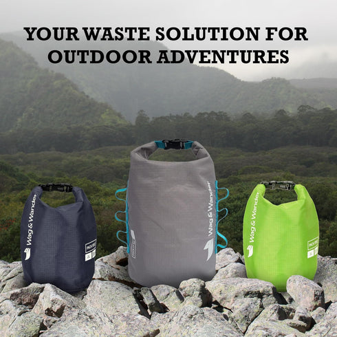 Odor-Proof Reusable Waste Bag for Dogs - Perfect for Hiking & Camping