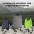 Odor-Proof Reusable Waste Bag for Dogs - Perfect for Hiking & Camping